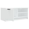 vidaXL TV Cabinet White 80x35x36.5 cm Engineered Wood