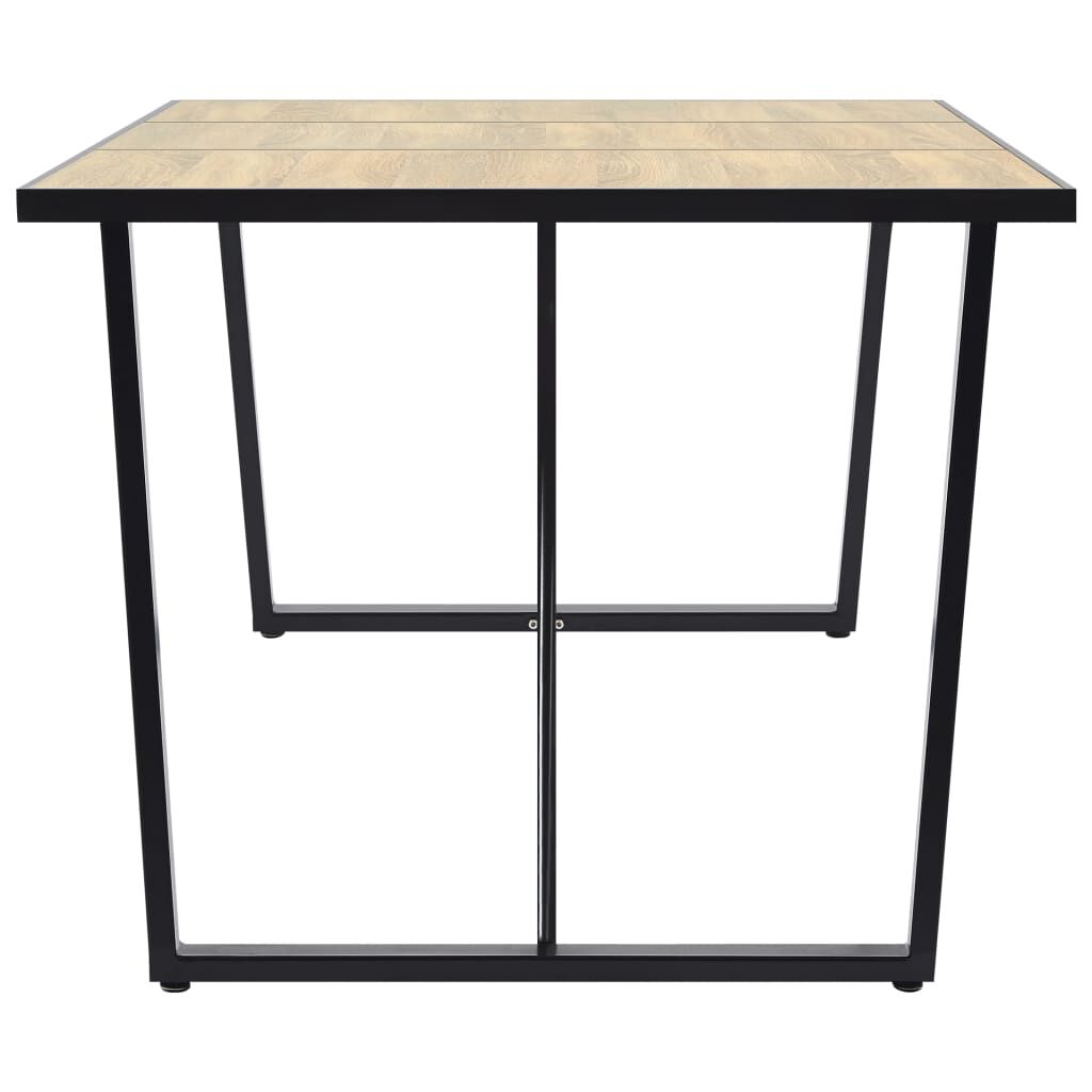 vidaXL Dining Table Oak 200x100x75 cm MDF