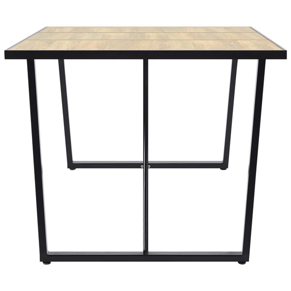 vidaXL Dining Table Oak 200x100x75 cm MDF