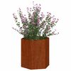 vidaXL Planter Rusty 40x40x45 cm Corten Steel