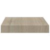 vidaXL Floating Wall Shelves 2 pcs Oak 23x23.5x3.8 cm MDF