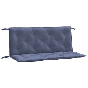 vidaXL Garden Bench Cushions 2 pcs Navy Blue 120x50x7 cm Oxford Fabric