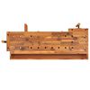 vidaXL Workbench with Drawers and Vices 124x52x83 cm Solid Wood Acacia