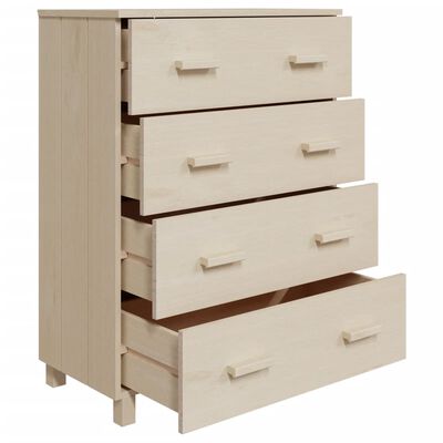 vidaXL Sideboard HAMAR Honey Brown 79x40x103.5 cm Solid Wood Pine