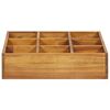 vidaXL Herb Garden Raised Bed Solid Acacia Wood 60x60x15 cm