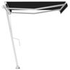 vidaXL Freestanding Automatic Awning 300x250 cm Anthracite