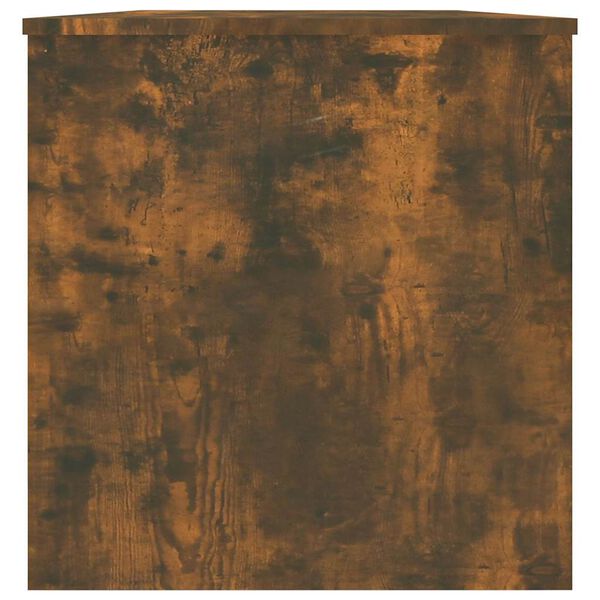 vidaXL Coffee Table Smoked Oak 102x50x52.5 cm Engineered Wood