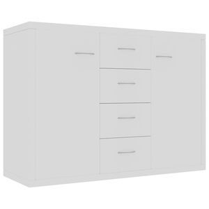vidaXL Sideboard White 88x30x65 cm Engineered Wood