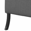 vidaXL Highback Sofa Dark grey 109 x 56 x 121 cm Fabric