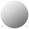 vidaXL Wall Mirrors 2 pcs 70 cm Round Glass