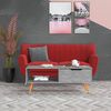 vidaXL Coffee Table Concrete Grey 100x49.5x43 cm Engineered Wood