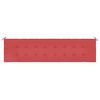 vidaXL Garden Bench Cushion Red 200x50x4 cm Oxford Fabric