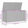 vidaXL Garden Storage Box Grey 120x50x60 cm Poly Rattan