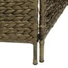 vidaXL 3-Panel Room Divider Brown 116x160 cm Water Hyacinth
