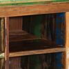 vidaXL Shoe Cabinet Brown 110 x 35 x 40 cm Solid Reclaim wood