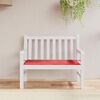 vidaXL Garden Bench Cushion Red 100x50x3 cm Oxford Fabric