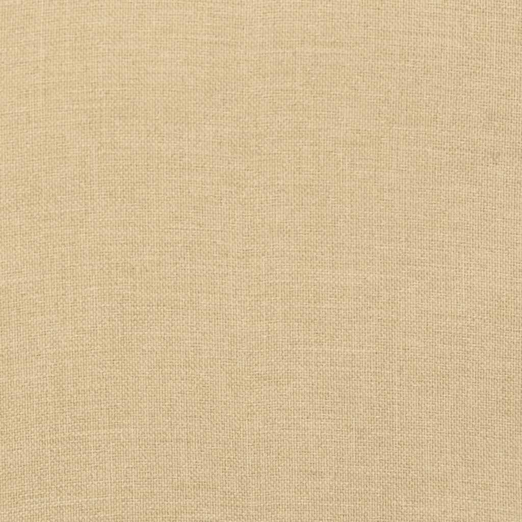 vidaXL Pallet Cushions 2 pcs Melange Beige Fabric