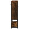 vidaXL Bathroom Mirror Cabinet Smoked Oak 60x16x60 cm Engineered Wood