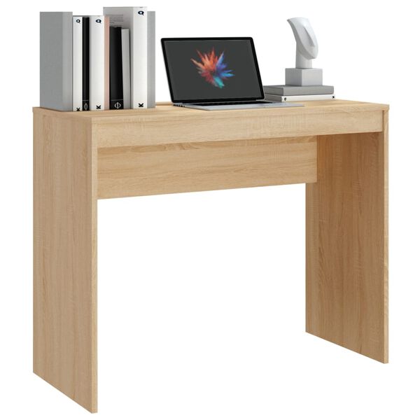 vidaXL Desk Sonoma Oak 90x40x72 cm Engineered Wood