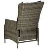 vidaXL 7 Piece Garden Dining Set Brown