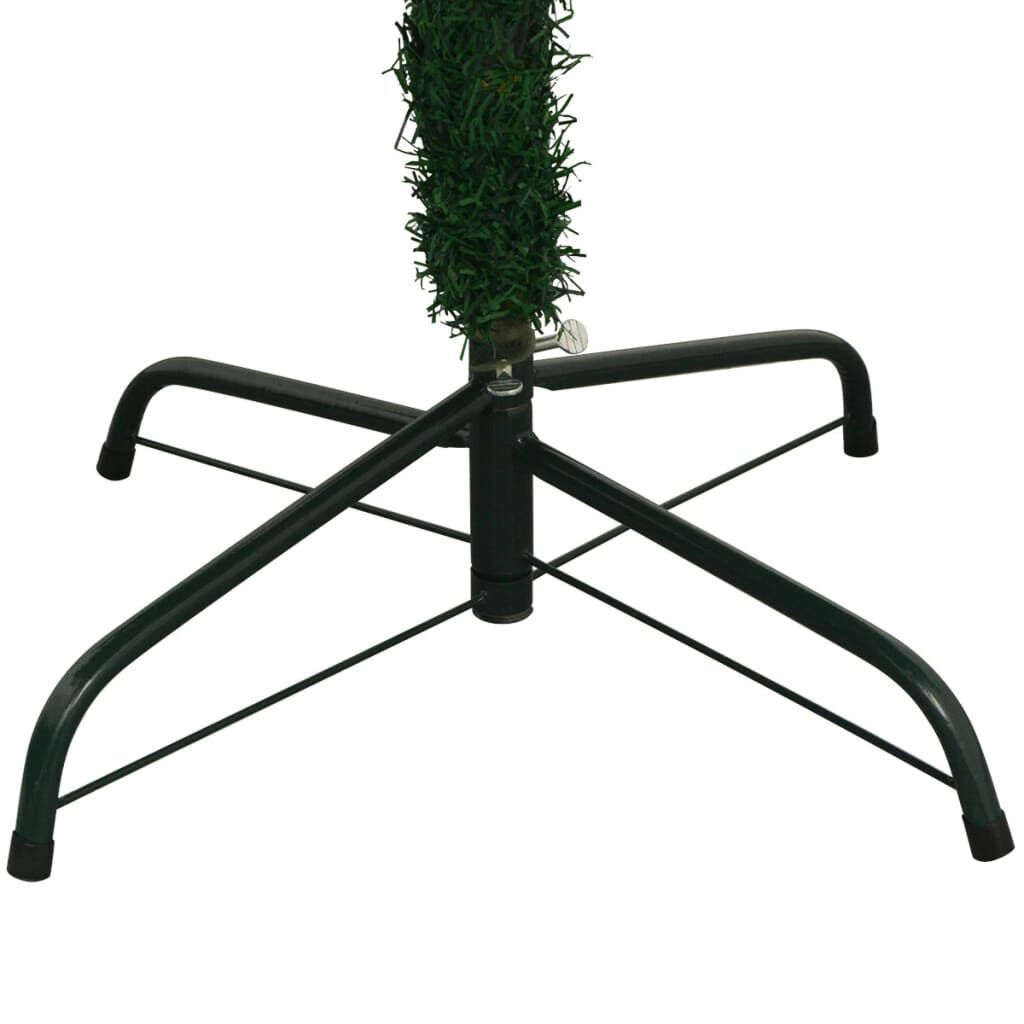 vidaXL Artificial Pre-lit Christmas Tree L 240 cm Green