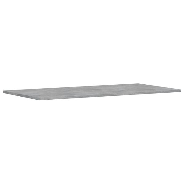 vidaXL Bookshelf Boards 4 pcs Concrete Grey 100x50x1.5 cm Engineered Wood