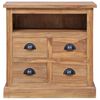 vidaXL Side Cabinet 60x30x60 cm Solid Teak