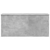vidaXL Storage Box Concrete Grey 100x42x46 cm Engineered Wood