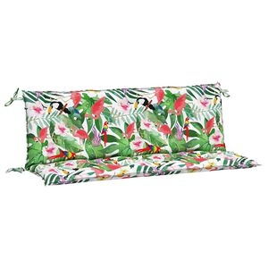 vidaXL Garden Bench Cushions 2pcs Multicolour 150x50x7cm Fabric