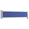 vidaXL Patio Retractable Side Awning 60x300 cm Blue