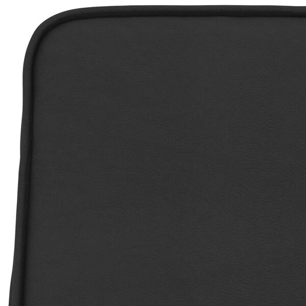 vidaXL Lounge Chair Black 54x75x76 cm Faux Leather