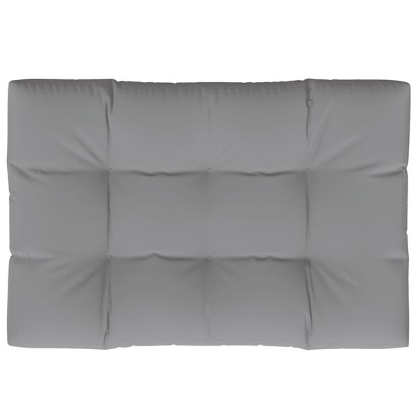 vidaXL Pallet Cushion 120x80x12 cm Grey Fabric