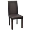 vidaXL Dining Chairs 4 pcs Brown Faux Leather