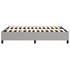 vidaXL Bed Frame without Mattress Light Grey Full Fabric (US Only)
