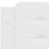 vidaXL Headboard Cushion "Zadar" White 100 cm Faux Leather