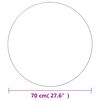 vidaXL Wall Mirrors 2 pcs 70 cm Round Glass