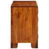 vidaXL Shoe Cabinet with Door Brown 90 x 35 x 55 cm Solid Acacia wood