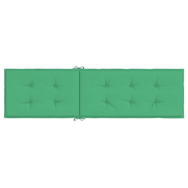 vidaXL Deck Chair Cushion Green (75+105)x50x4 cm