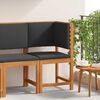 vidaXL Garden Chair Brown 50 x 50 x 91cm Solid Acacia wood
