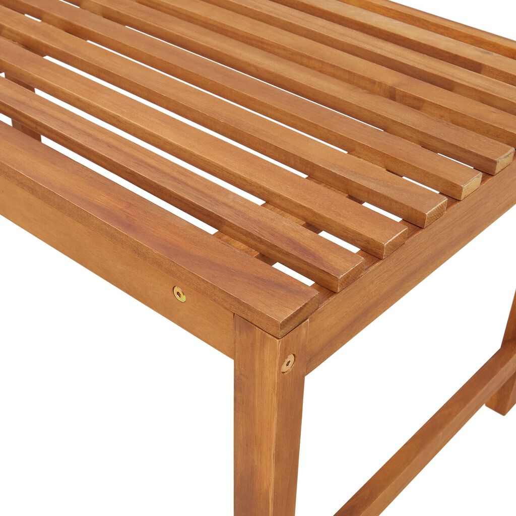 vidaXL Garden Bench Brown 100 x 50 x 91cm Solid Acacia wood
