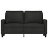 vidaXL 2-Seater Sofa Black 120 cm Fabric