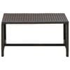 vidaXL Coffee Table Brown 70x40x38 cm Poly Rattan