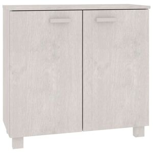 vidaXL Sideboard HAMAR White 85x35x80 cm Solid Wood Pine