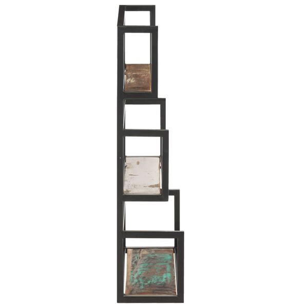 vidaXL Wall Shelf 60x20x85 cm Solid Reclaimed Wood