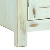 vidaXL Sideboard Light Blue 110x35x70 cm Solid Mango Wood