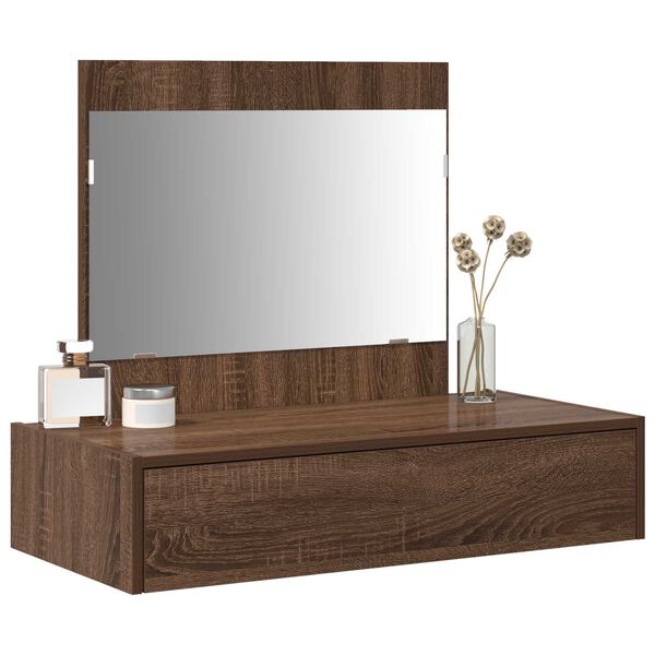 vidaXL Dressing Table Brown 83 x 40 x 70 cm Engineered wood