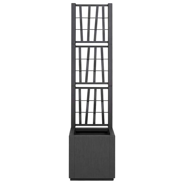 vidaXL Garden Planter Anthracite 36 x 36 x 140 cm Polypropylene