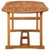 vidaXL 7 Piece Garden Dining Set with Cushions Grey