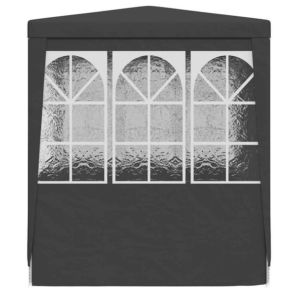 vidaXL Professional Party Tent with Side Walls 2x2 m Anthracite 90 g/m?