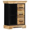 vidaXL Sideboard 60x30x75 cm Solid Mango Wood
